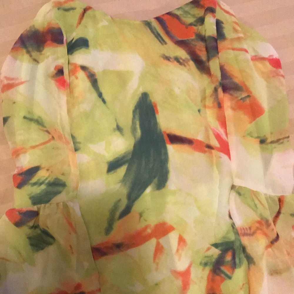 Summer flowy dress, longer in the back - Picture 3 of 4